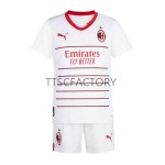 Camisolas de futebol AC Milan Criança Equipamento Alternativa 2022/23 Manga Curta